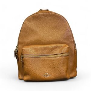 Coach Brown Leather Unisex Backpack